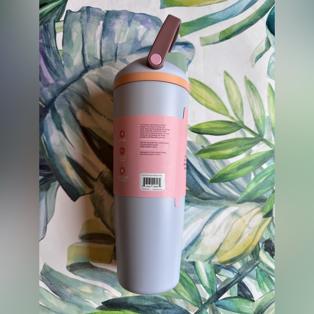 Owala 30oz FreeSip Sway Stainless Steel Water Bottle - Periwinkle Twinkle NWT - Picture 8 of 10